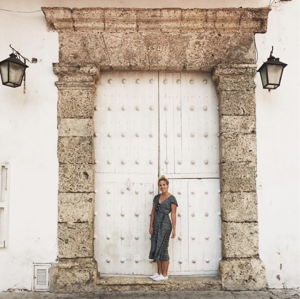 Picture of Miriam in Cartagena, Colombia