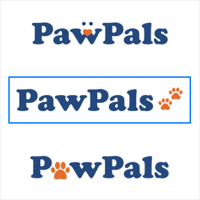 PawPals Logo Options