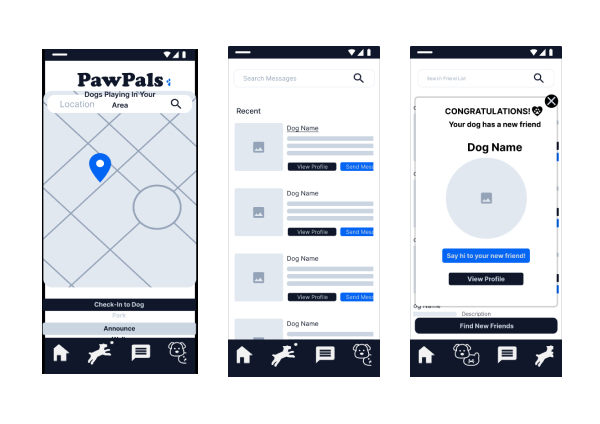 Lo-Fi Wireframes